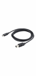 StarTech 2m 6ft USB C to USB B Cable - USB 2.0 - USB Type C Printer Cable M/M - USB 2.0 Type-C to Type-B Cable (USB2CB2M) - USB kabel - USB-C (M) do USB typ B (M) - Thunderbolt 3 / USB 2.0 - 2 m - čer