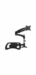Startech Laptop Monitor Stand - Computer Monitor Stand - Full Motion Articulating - VESA Mount Monitor Desk Mount - Montážní sada (pole clamp, rubber pad, laptop shelf, pružinové rameno, swivel arm, 4