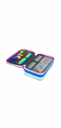 Penál CoolPack, 20 cm x 13 cm, černý/různé barvy