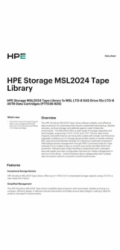 HPE Storage MSL2024 TapeLibrary (AK379A+LTO8S ASDriveQ6Q68A+15xQ2078A LTO8 30TBDataCartridges+Q2015ABarCodeLabelPack) SC