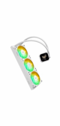 ASUS vodní chladič CPU AIO TUF GAMING LC III 360 ARGB LCD White, 3x120mm, LGA1851, AM5
