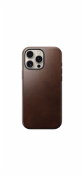 Nomad Modern Leather Case iPhone 16 Pro Max Rustic Brown Horween