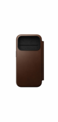 Nomad Modern Leather Folio iPhone 17 Pro Brown
