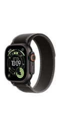 Apple Watch Ultra 3 GPS + Cellular 49mm Black Titanium Case with Black/Charcoal Trail Loop - M/L