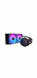 Cooler Master vodní chladič MasterLiquid Atmos II Pixel LED, 2x120mm, LGA1851, AM5, černá