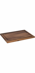 Gefu ENNO Cutting Board medium with juice groove, walnut wood
