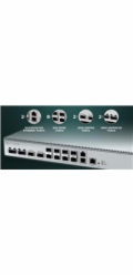 MikroTik Cloud Switch CRS812-8DS-2DQ-2DDQ-RM, 4x 2GHz CPU, 2x SFP+, 8x SFP56, 2x QSFP56, 2x QSFP56-DD, 2x PSU, L6