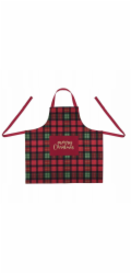 Miss Lucy Vánoční kuchyňská zástěra s kapsou, 80 x 80 cm