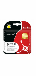 Asarto Inkoust pro HP 924e 3-BALENIE | 4K0U9NE | 924YX-3P | 3*800 stran | žlutý