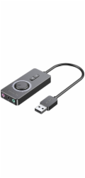 Vention Externí zvuková karta USB 2.0 CDRBF 1m (černá)