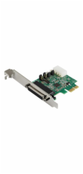 Startech 4-port PCI Express RS232 Serial Adapter Card, PCIe RS232 Serial Host Controller Card, PCIe to Serial DB9 Card, 16950 UART, Desktop Expansion Card, Windows, macOS, Linux - Full/Low-Profile Bra