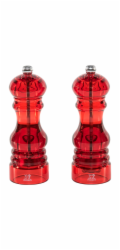 Peugeot Podium Pfeffer- und Salzmühle 18 cm Duo Acryl rot