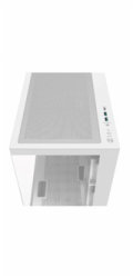 DEEPCOOL Case CG380 3F WH, mATX, ARGB, Průhledná bočnice, 3x120mm Fan, bílá