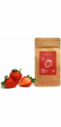 Cup&You Veganský čaj Jahodovo-rebarborový ovocný čaj - náhradní balení 80g
