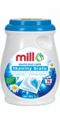 MILL PRO Kapsle 2k na praní White 70 ks (hromadné balení 4 ks)