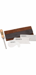 Kirschen Scrap set in leather case 4 pcs.