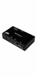 Startech 2x1 VGA + HDMI to HDMI Switch / Selector Box - 1080p Multi Video Input Automatic Switcher - 2 Computers In 1 Monitor Out (VS221VGA2HD) - Spínac video/audio - desktop - pro P/N: SVA5N3NEUA