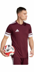 Adidas Pánské vínové tričko Squadra 25 JC8675 M