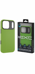 Yaxo Leather Gear Slim Case MagSafe pro iPhone 17 Pro Max v tropické zelené barvě