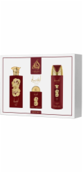 Lattafa Ansaam Gold Set parfémovaná voda ve spreji 100ml + parfémovaná voda ve spreji 20ml + deodorant ve spreji 200ml