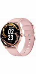 Gravity Chytré hodinky Smartwatch šedá růžová GT2-3 PRO