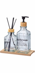 Bathroom Solutions Vonné difuzéry do koupelny + nádobka na tělové mléko GILO