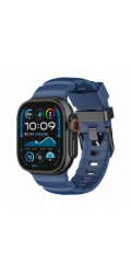 Yaxo Řemínek pro Apple Watch Rugged Evo Sport Band 44/45/46/49 mm, oceánsky modrý