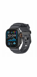 Yaxo Řemínek pro Apple Watch Rugged Evo Sport Band 44/45/46/49 mm, lávově černý