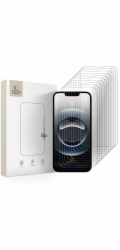 Tech-Protect BALÍČEK 10 KS Z TVRZENÉHO SKLA PRO IPHONE 13 / 13 PRO / 14 / 16E ČIŘÉ