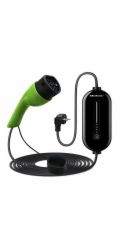 Qoltec Mobilní nabíječka pro elektromobily EV s regulací 2 v 1 Typ 2 | 3,5 kW | 230 V | LCD | LED | 5 m