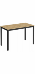 Leobert Stůl TESSA 120 cm x 60 cm - Craftsman / černé nohy