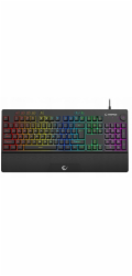 Rampage Herní klávesnice se stojánkem Simula RGB Makro černá