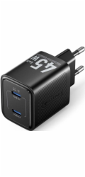 Vention 45W PD - nabíječka s technologií GaN, 2x USB-C (černá)