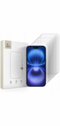 Tech-Protect BALÍČEK 10 KS Z TVRZENÉHO SKLA PRO IPHONE 15 / 15 PRO / 16 ČIŘÉ