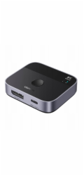 Ugreen USB HUB Přepínač DisplayPort/USB-C na USB-C - šedý
