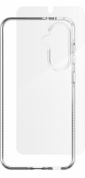 Zagg International Luxe Bundle - pouzdro a ochranné sklo pro Samsung Galaxy A56 5G (průhledné)
