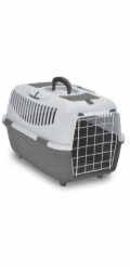 vidaXL Přepravka PETMAX NOMADE 2 METAL šedá 55x36x35