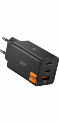 Spigen ESSENTIAL EE673EU 3PORTOVÁ SÍŤOVÁ NABÍJEČKA 67W ČERNÁ