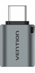 Vention CDQH0 kabelová redukce USB C USB A Šedá