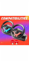 SUPERDRIVE Sada volantu a pedálů SV250 SP Edition/ Switch 1+2/ Červený