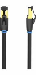Vention IKABH síťový kabel Černá 2 m Cat8 S/FTP (S-STP)