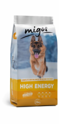 MIGOS High Energy Chicken - suché krmivo pro psy - 20kg