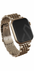 Burga Kovový náramek Chic Royal pro Apple Watch 42/44 mm (zlatý)