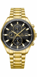 Giewont Pánské hodinky Chronograf Sapphire Gold Black GW7290-B4
