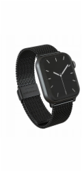 NoName BURGA Metal Mesh Elegance pro Apple Watch 38/40 mm (černá)