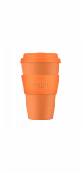 Ecoffee cup Ekologický hrnek na kávu Ekologický hrnek na kávu Alhambra 400ml - oranžový