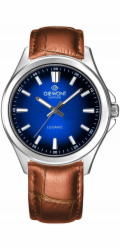Giewont Pánské hodinky Elegance Sapphire Hnědomodré GW5160-A7