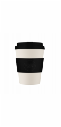 Ecoffee cup Ekologický hrnek na kávu Jednobarevný 350ml - Černá Nature