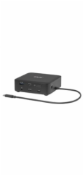 Club3D Dokovací stanice USB-C 12v1, 2xHDMI, 2xDP, 2xUSB-C, 1xUSB-C PD, 3xUSB, 1xRJ45, 1x3.5mm, černá