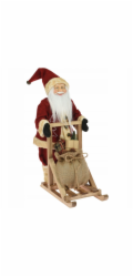 Home Styling Collection Vánoční dekorace, Santa Claus na saních